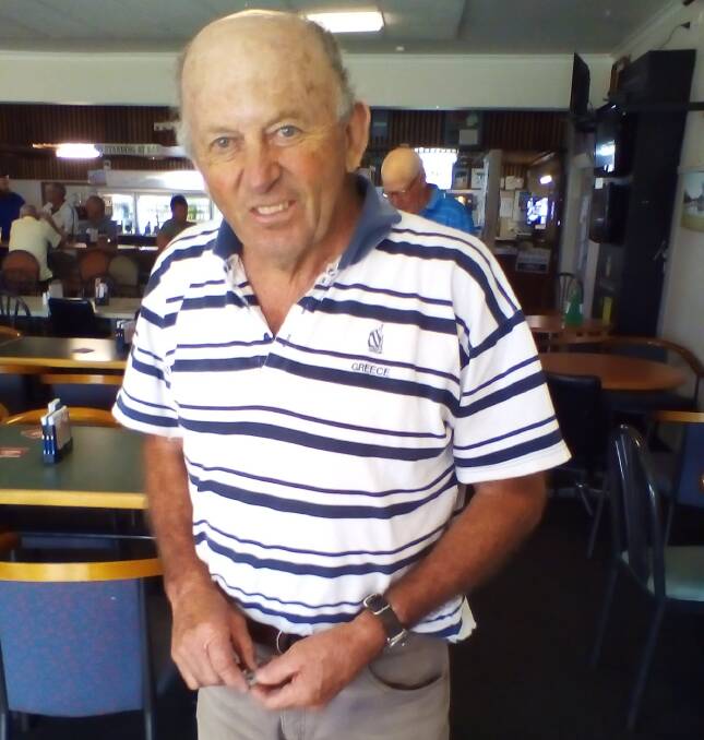 MEMORABLE: Tim Beveridge won the B Grade Medal and the Fullers Transport Trophy with a great round eight shots better than his handicap. Picture: JODY POTTS