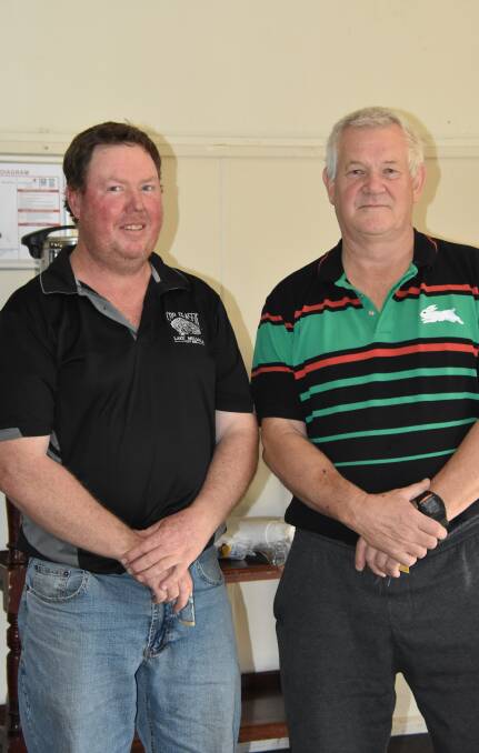 MASTERS: Mark Parker and Kevin Hoppe did some great work over the weekend of golf. Picture: JODY POTTS