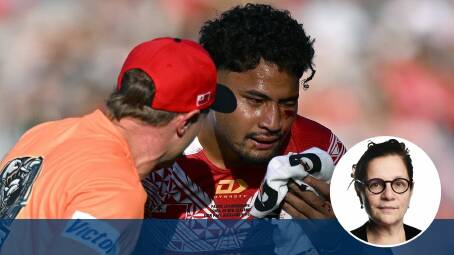 After three head knocks in one game, Eli Katoa needed brain surgery. Picture AAP