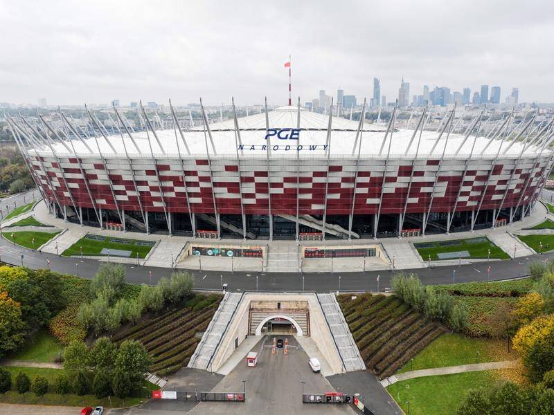 A stadium constructed to host matches for the Euro 2012 championship will be turned into a hospital.