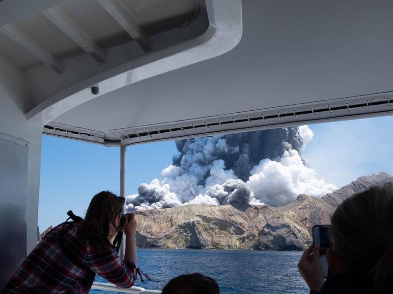 Twenty-two people were killed while visiting to the White Island volcano in 2019. (AP PHOTO)