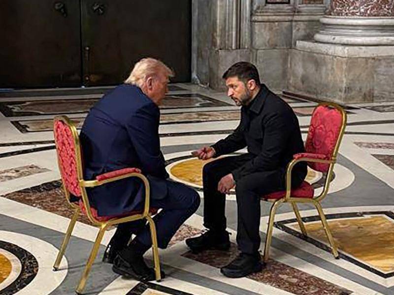 Ukrainian President Volodymyr Zelenksiy says he had a "good meeting" with US President Donald Trump. Photo: AP PHOTO