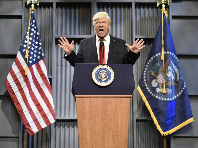 Alec Baldwin has returned as President Donald Trump on Saturday Night Live.