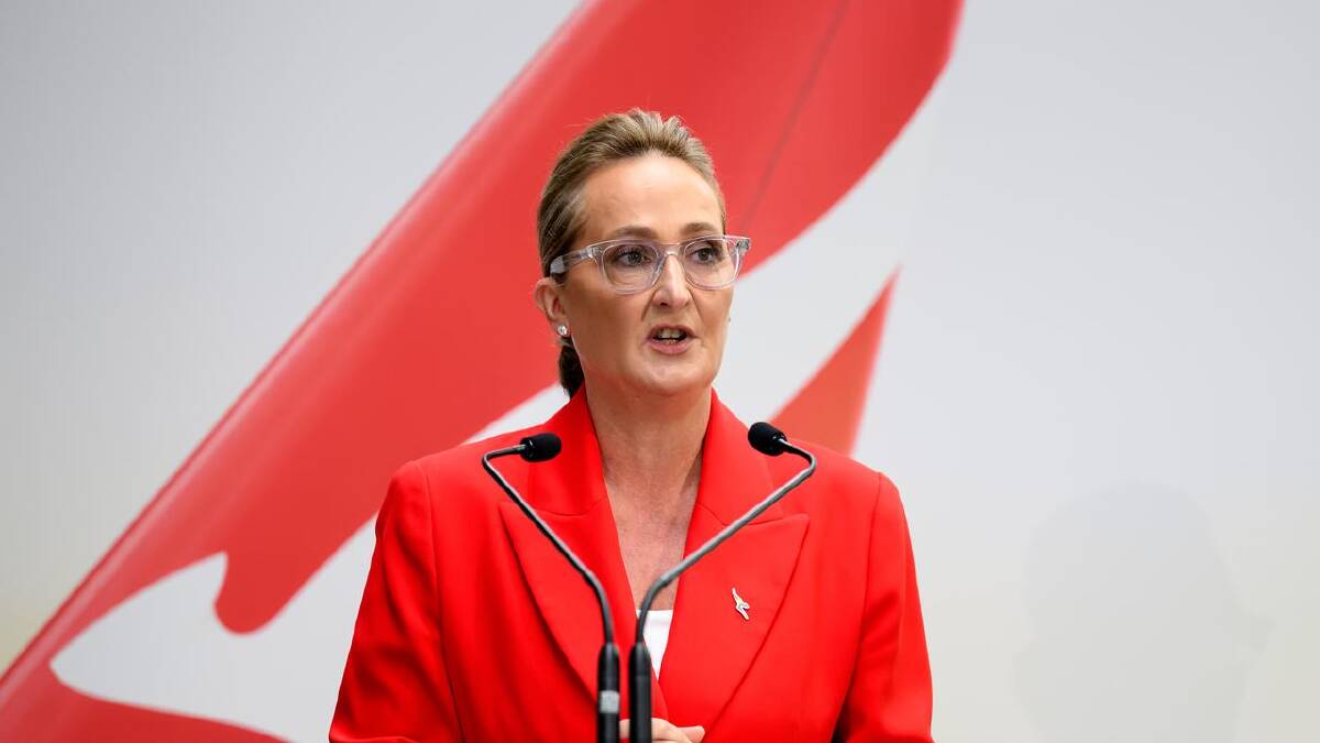 Qantas chief executive Vanessa Hudson said results were still strong. (Steven Markham/AAP PHOTOS)