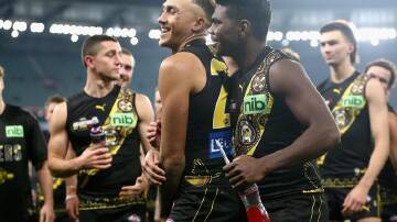 Shai Bolton and Maurice Rioli were two of Richmond's Indigenous stars in the annual Dreamtime game.
