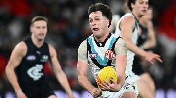 Zak Butters says he won't be rushed into a decision on his future beyond 2026. Photo: Joel Carrett/AAP PHOTOS