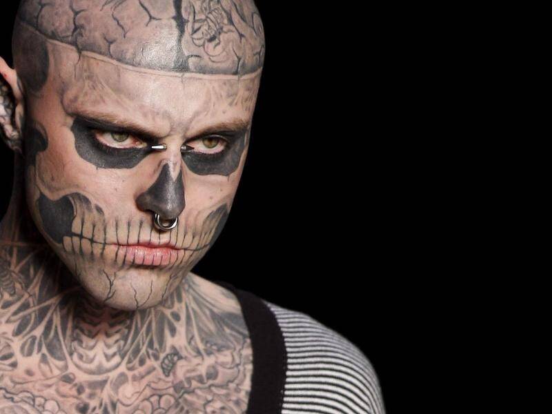 Rick Genest, aka Zombie Boy, had 178 insects tattooed on his body, a Guinness World Record.