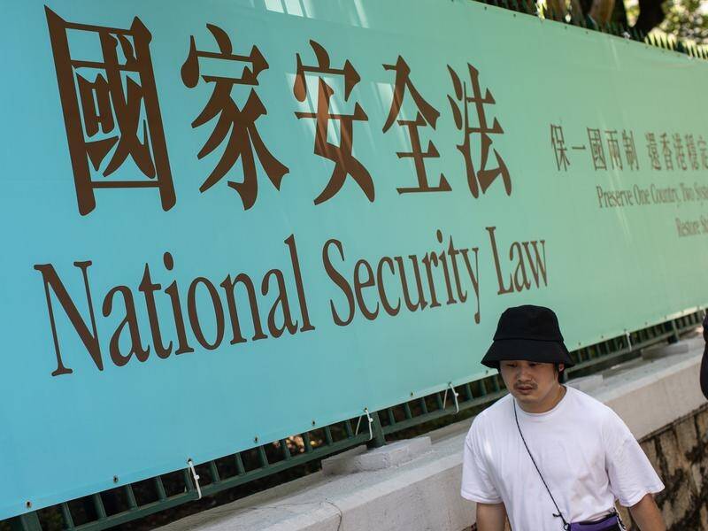 China and the US are sparring on several fronts including over a new security law in Hong Kong.