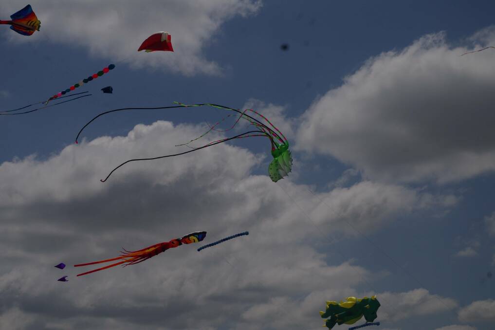 UP THERE: Research shows that visitor numbers to the Harden Kite Festival continue to grow. This year’s festival is from 10am-4pm on Saturday, October 13. 