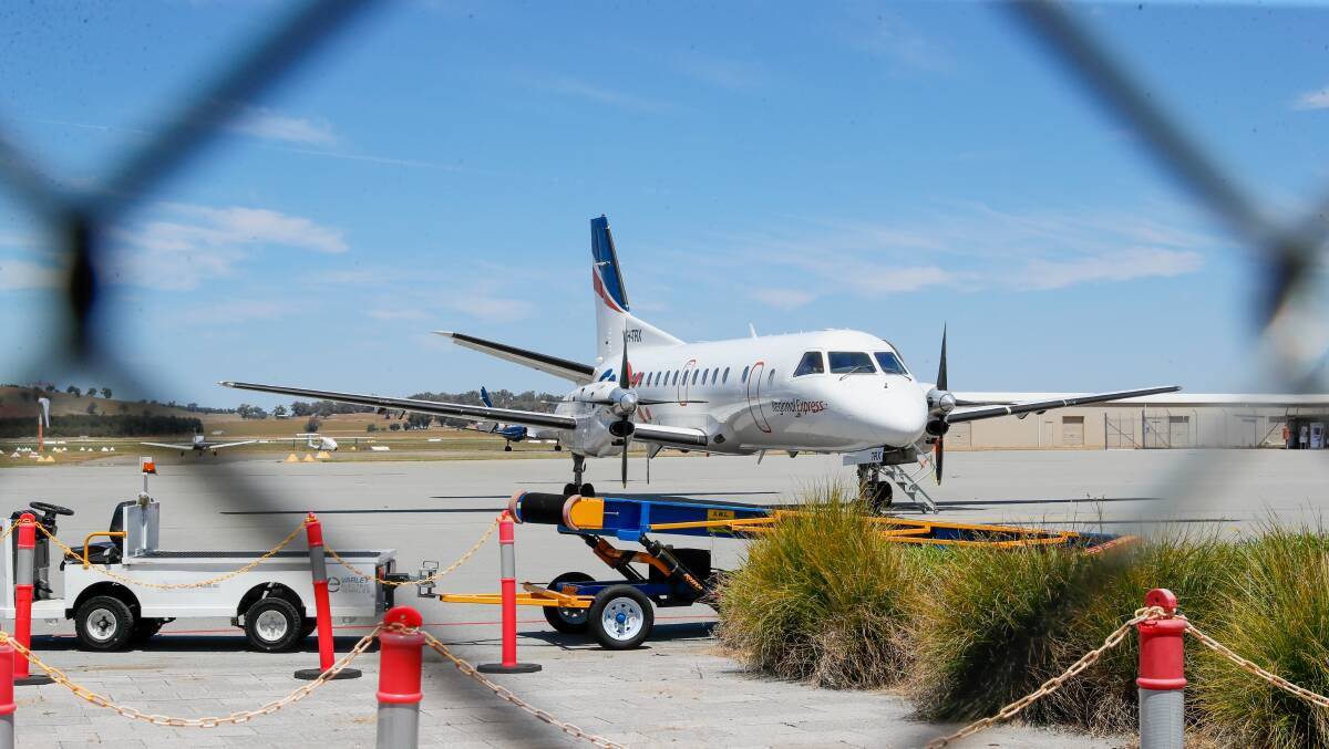 Regional Express, which has been placed into voluntary administration, operates regional services from Wagga Airport. The airline's pilot academy is also located at the facility, but is not affected by the current administration. Picture by Les Smith