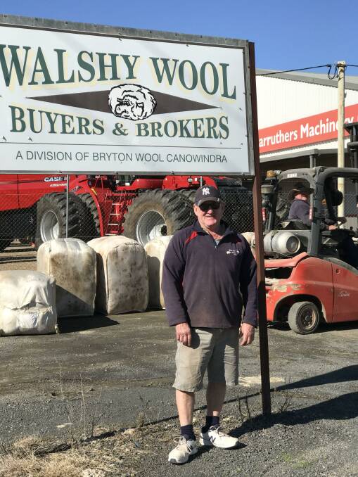 TOUGH MARKET: Because of COVID-19 and the drought there's no competition so people aren't buying, Central West wool broker David Walsh said. Photo: SUPPLIED